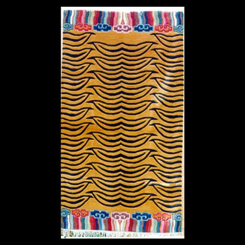 CT007 | Abstract Lips Tiger Carpet