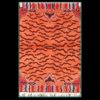 Abstract ‘Wavy Stripes’ Tiger Carpet