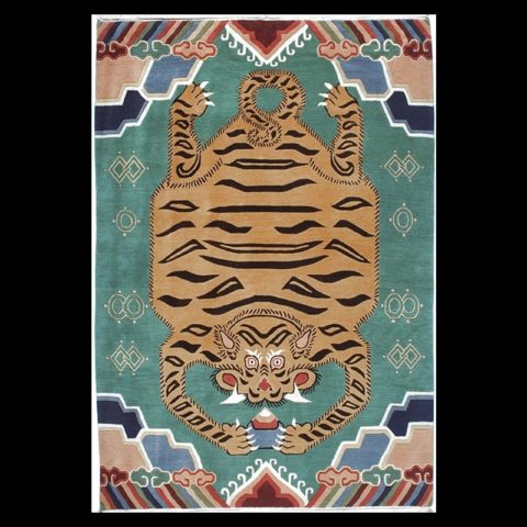 CT023 | Jewel of Wisdom Tiger Carpet