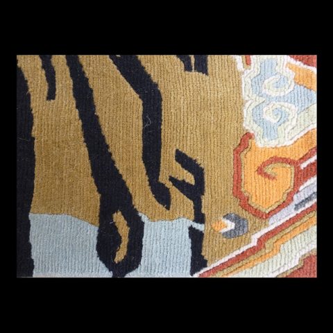 CT024 | Abstract Tiger Carpet with Variable Background - 02