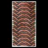 Abstract Tiger Carpet, Black and Cinnamon