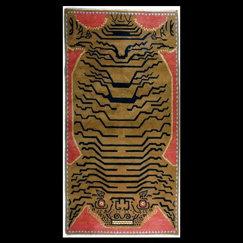 CT074 | Aztec Tiger Carpet | CT074 | Aztec Tiger Carpet