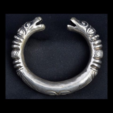 ECS114 | Ethic Chinese Nickel Silver Double Dragon Bracelet - 00 | ECS114 | Ethic Chinese Nickel Silver Double Dragon Bracelet - 00