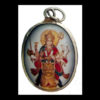 Durga Enamel Pendant