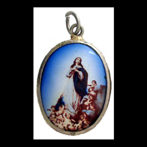 EP21 | Enamel Pendant, Assumption of Mary