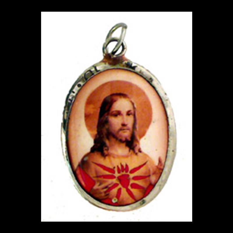 EP28 | Sacred Heart of Jesus Enamel Pendant | EP28 | Sacred Heart of Jesus Enamel Pendant