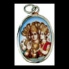 Vishnu and Lakshmi Enamel Pendant
