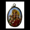 Vishnu and Lakshmi Enamel Pendant