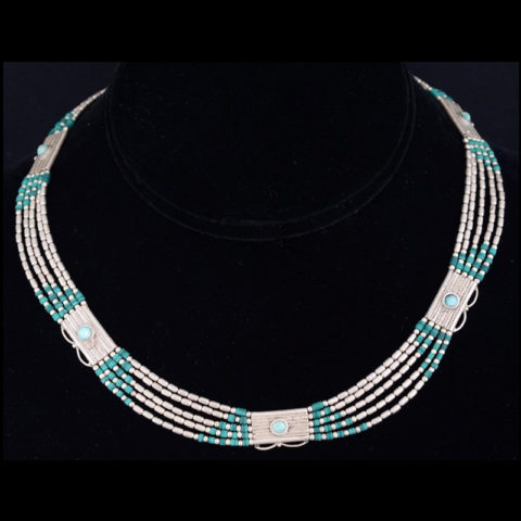 JN2006 | Nepalese Five Strand Necklace