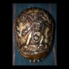 Human Skull Kapala, Jogini carving, sterling