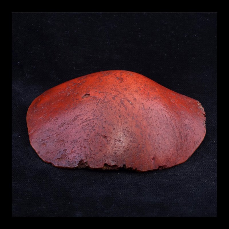 KP8010 | Antique Shan Red Lacquered Skull Kapala - 00