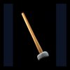 Cloth Wound Mallet with bamboo handle, large