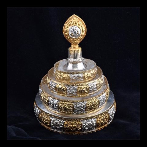 MD102 | Four Tier Mandala Offering Set - 00 | MD102 | Four Tier Mandala Offering Set - 00