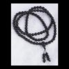 Black Coral Mala with 6mm Beads