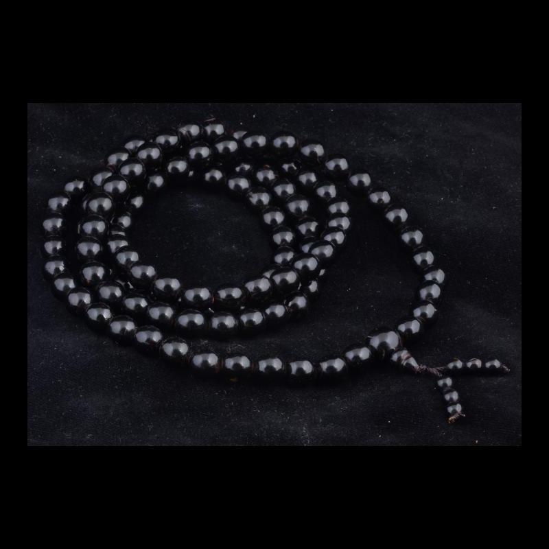 ML310 | Black Coral Mala with 10mm Beads - 00 | ML310 | Black Coral Mala with 10mm Beads - 00