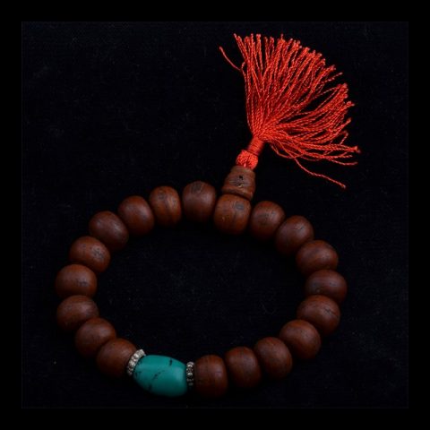 ML746 | Boddhiseed Wrist Mala with Turquoise | ML746 | Boddhiseed Wrist Mala with Turquoise