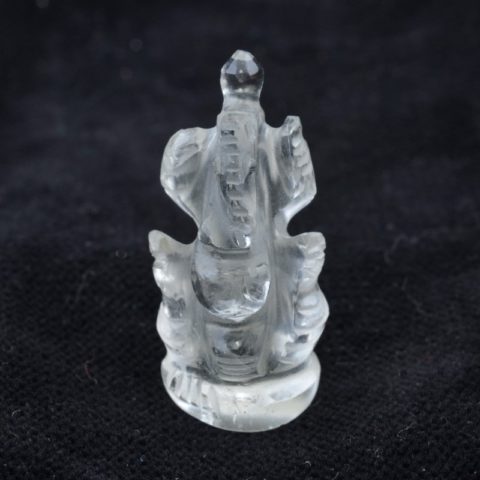 QG103 | Hand Carved Quartz Ganesh - 00