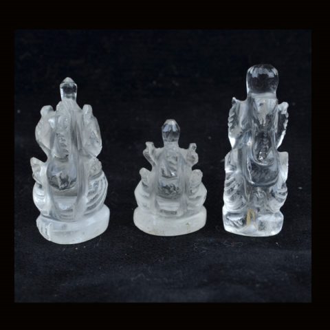QG103 | Hand Carved Quartz Ganesh - 02