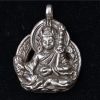 Sterling Silver Large Guru Rinpoche Pendant