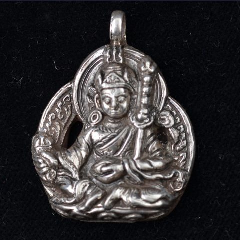 SP141 | Sterling Silver Large Guru Rinpoche Pendant - 02