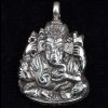 Sterling Silver Large Ganesh Pendant