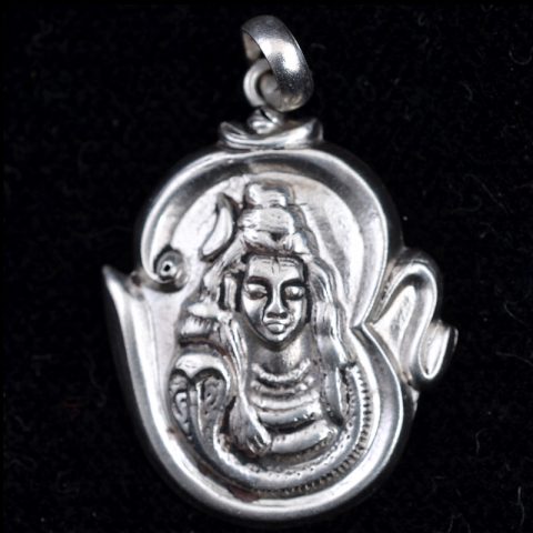 SP160 | Sterling Silver Shiva OM Pendant