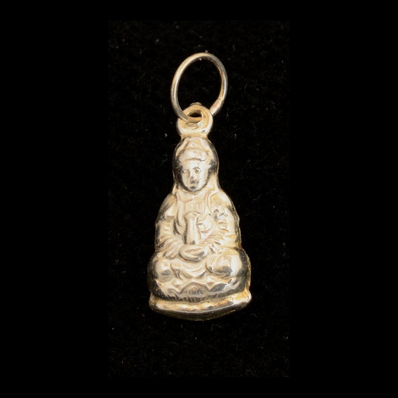 SP195 | Small Sterling Kwan Yin Charm | SP195 | Small Sterling Kwan Yin Charm