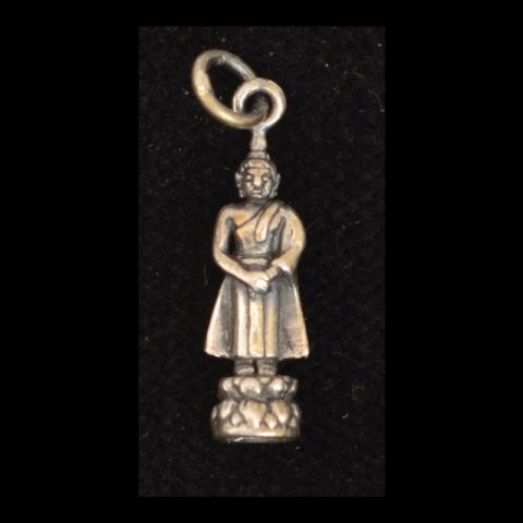 SP198 | Cast Sterling Silver Standing Buddha - 00