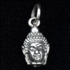 Buddha Head with Snail Mantle Pendant