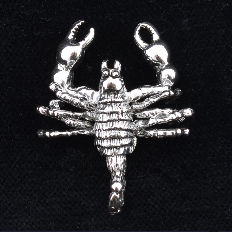 SP803 | Articulated Sterling Silver Scorpion Pendant - 01 | SP803 | Articulated Sterling Silver Scorpion Pendant - 01