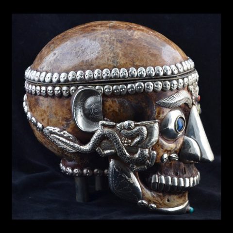 TS101.5 | Tantric Human Full Skull Kapala - 08 | TS101.5 | Tantric Human Full Skull Kapala - 08